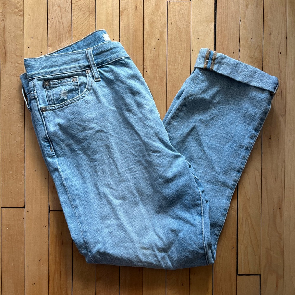 Madewell the Perfect Vintage Jean Light Wash Denim Size 32